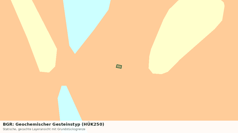 Statische Kartenansicht: BGR: Geochemischer Gesteinstyp (HÜK250)