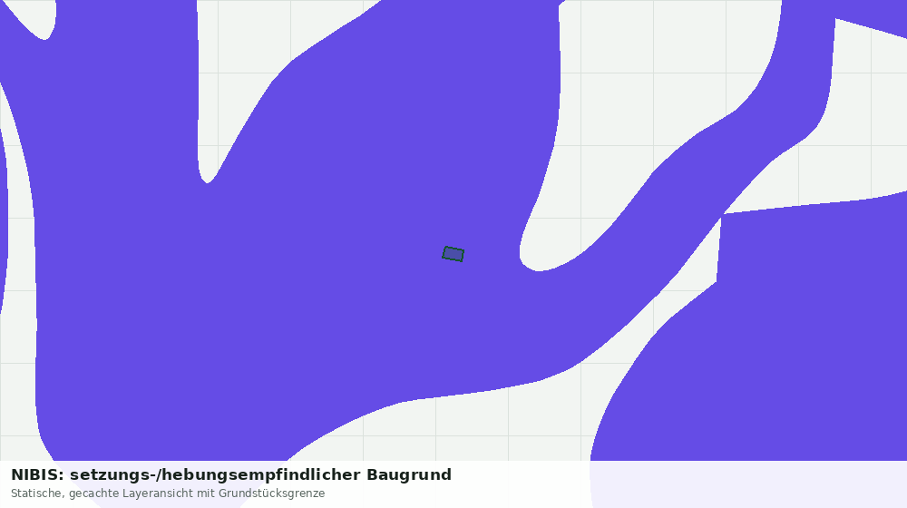 Statische Kartenansicht: NIBIS: setzungs-/hebungsempfindlicher Baugrund