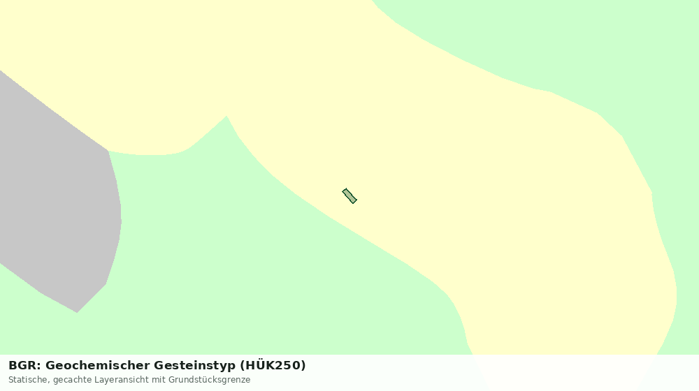 Statische Kartenansicht: BGR: Geochemischer Gesteinstyp (HÜK250)