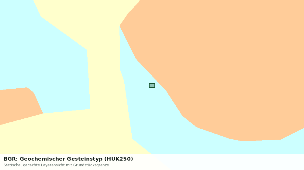 Statische Kartenansicht: BGR: Geochemischer Gesteinstyp (HÜK250)