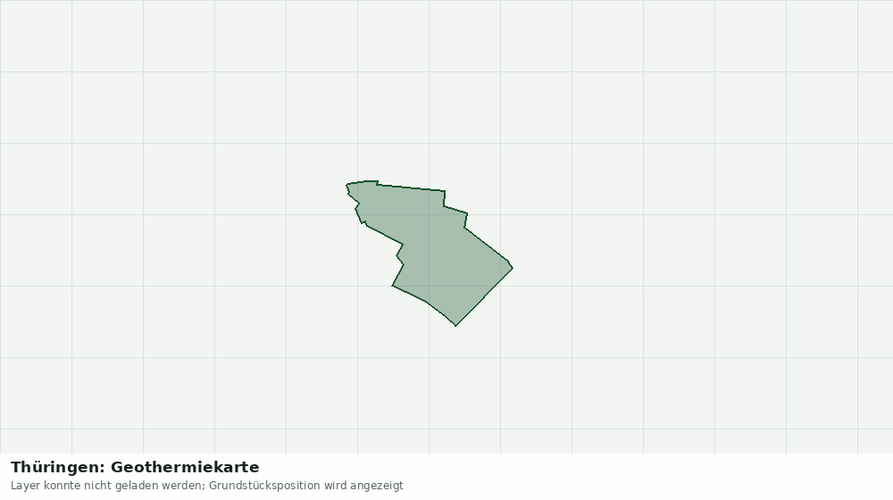 Statische Kartenansicht: Thüringen: Geothermiekarte