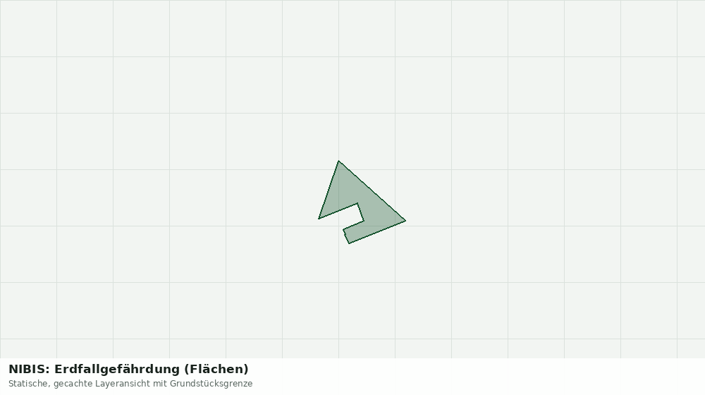 Statische Kartenansicht: NIBIS: Erdfallgefährdung (Flächen)