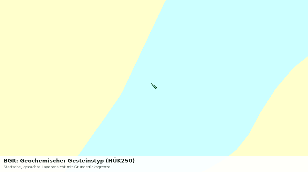 Statische Kartenansicht: BGR: Geochemischer Gesteinstyp (HÜK250)