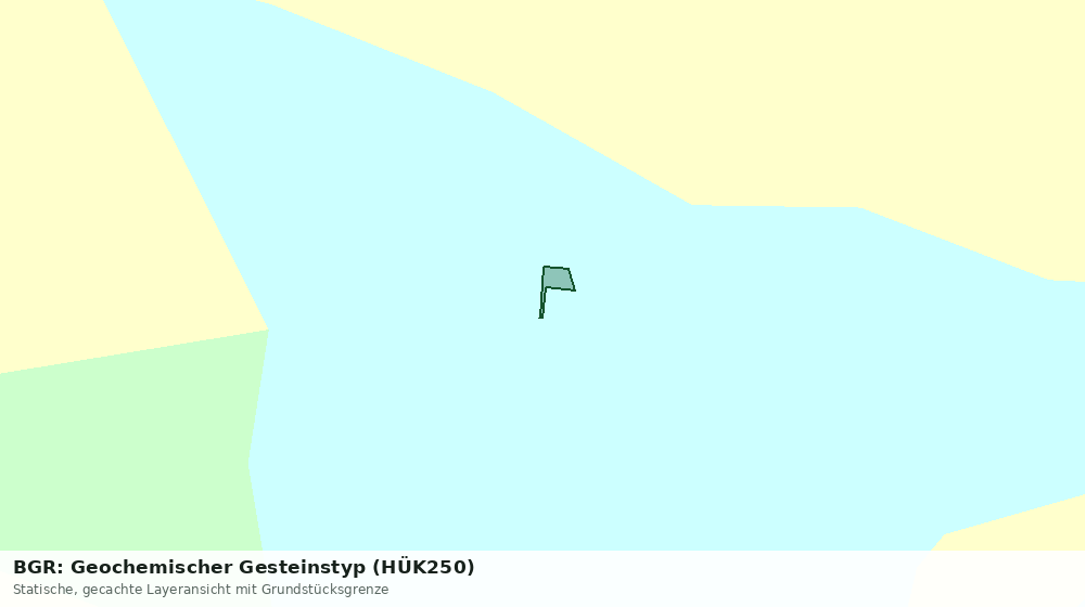 Statische Kartenansicht: BGR: Geochemischer Gesteinstyp (HÜK250)