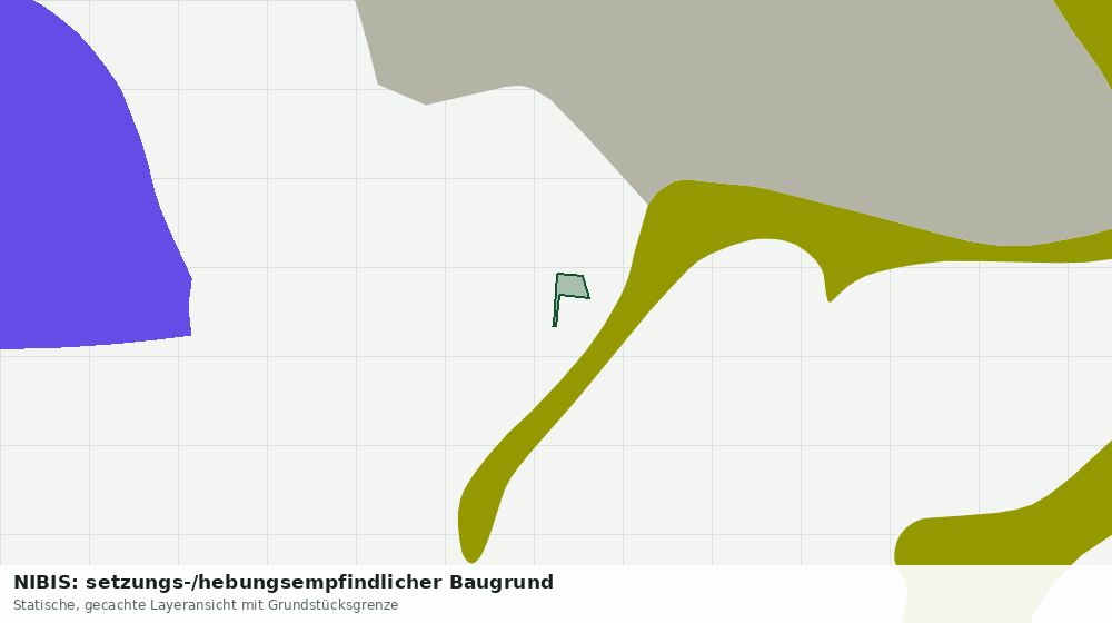 Statische Kartenansicht: NIBIS: setzungs-/hebungsempfindlicher Baugrund