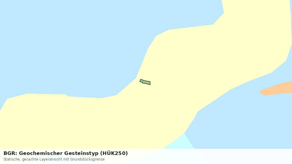 Statische Kartenansicht: BGR: Geochemischer Gesteinstyp (HÜK250)