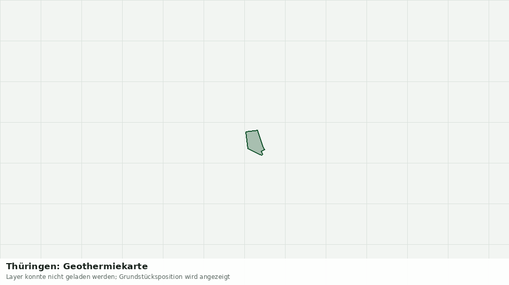 Statische Kartenansicht: Thüringen: Geothermiekarte