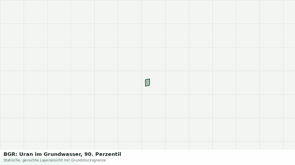 Statische Kartenansicht: BGR: Uran im Grundwasser, 90. Perzentil