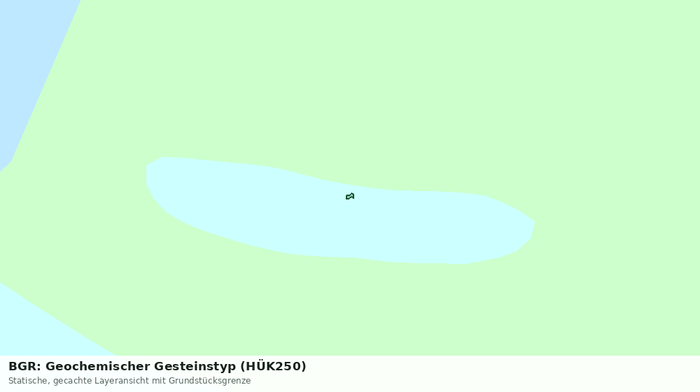 Statische Kartenansicht: BGR: Geochemischer Gesteinstyp (HÜK250)