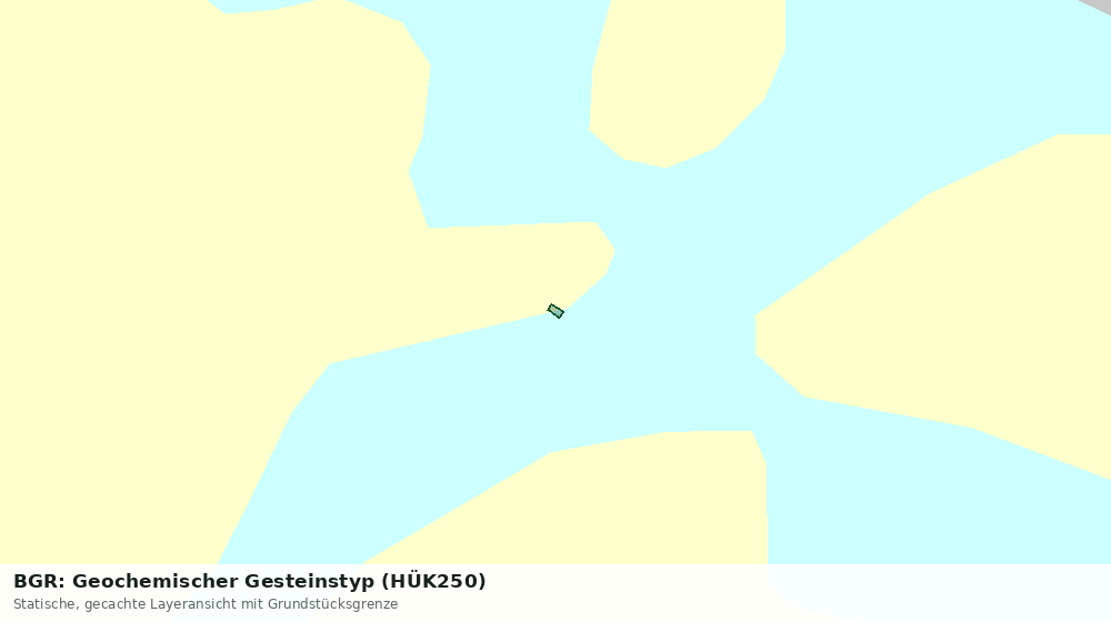 Statische Kartenansicht: BGR: Geochemischer Gesteinstyp (HÜK250)