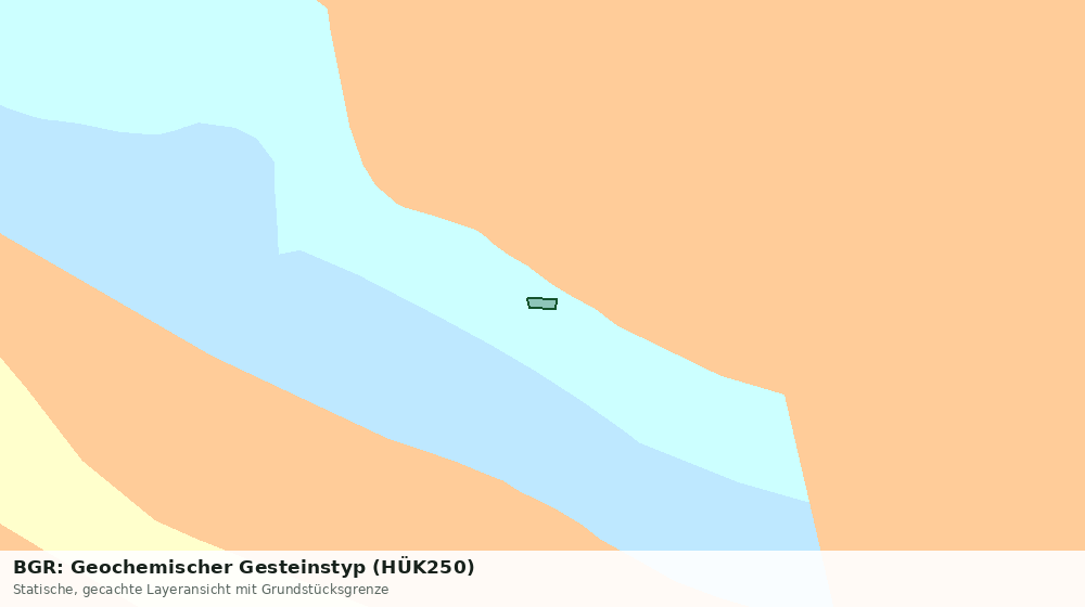 Statische Kartenansicht: BGR: Geochemischer Gesteinstyp (HÜK250)