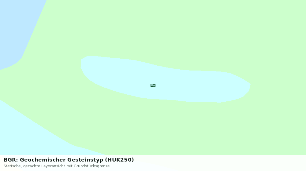 Statische Kartenansicht: BGR: Geochemischer Gesteinstyp (HÜK250)