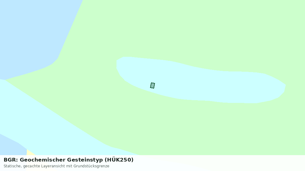 Statische Kartenansicht: BGR: Geochemischer Gesteinstyp (HÜK250)