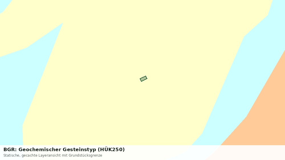 Statische Kartenansicht: BGR: Geochemischer Gesteinstyp (HÜK250)