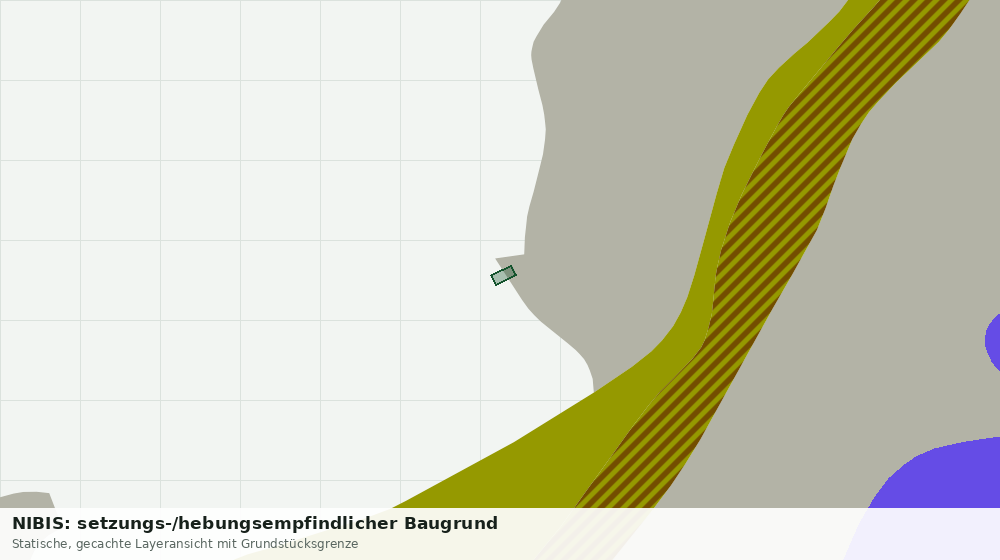 Statische Kartenansicht: NIBIS: setzungs-/hebungsempfindlicher Baugrund