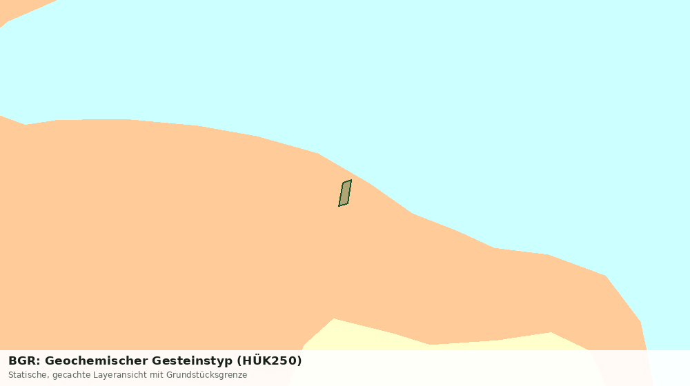 Statische Kartenansicht: BGR: Geochemischer Gesteinstyp (HÜK250)