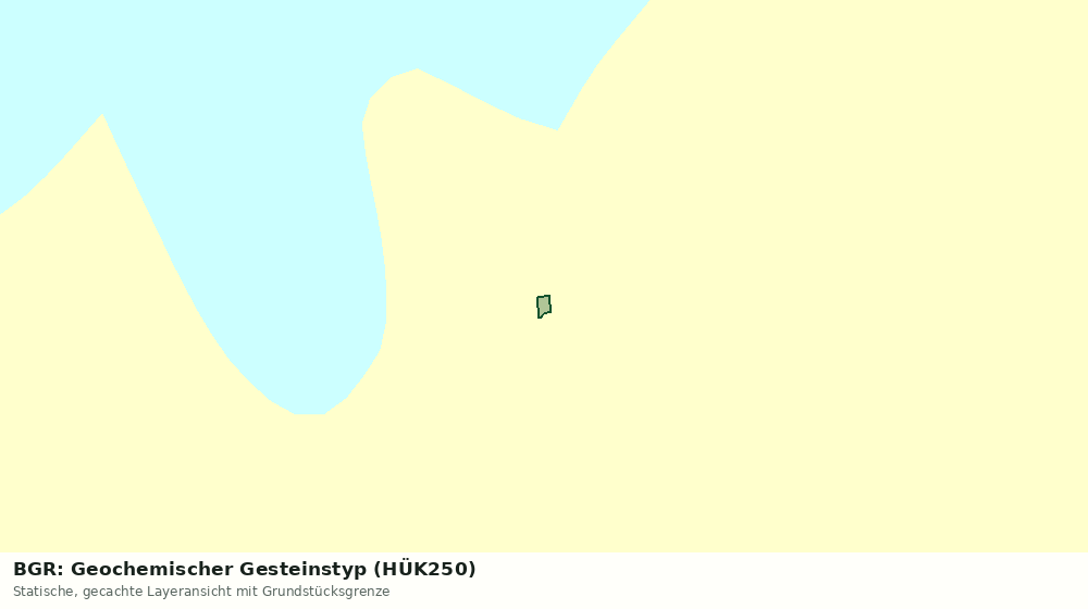 Statische Kartenansicht: BGR: Geochemischer Gesteinstyp (HÜK250)