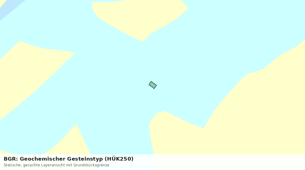 Statische Kartenansicht: BGR: Geochemischer Gesteinstyp (HÜK250)