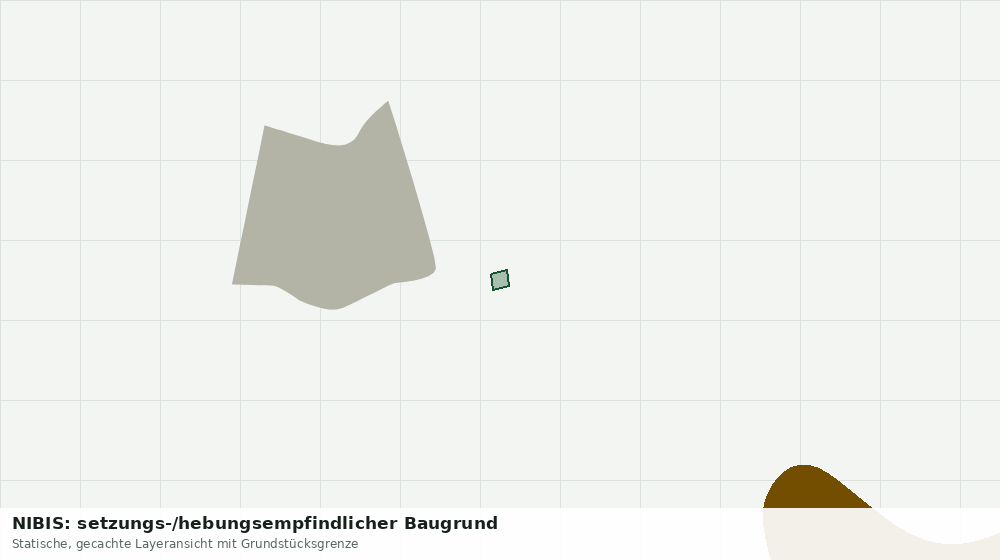 Statische Kartenansicht: NIBIS: setzungs-/hebungsempfindlicher Baugrund