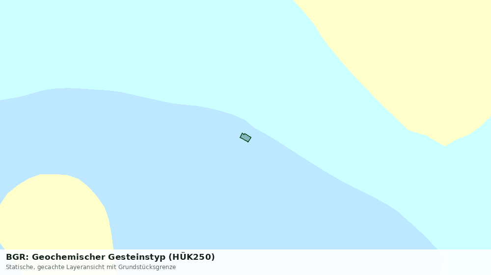 Statische Kartenansicht: BGR: Geochemischer Gesteinstyp (HÜK250)