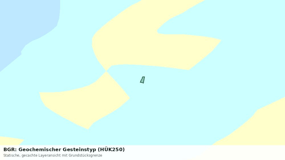 Statische Kartenansicht: BGR: Geochemischer Gesteinstyp (HÜK250)