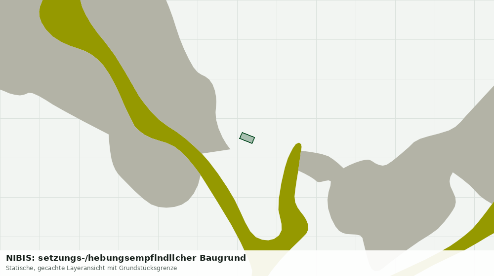 Statische Kartenansicht: NIBIS: setzungs-/hebungsempfindlicher Baugrund