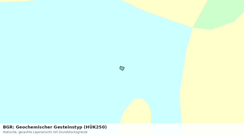 Statische Kartenansicht: BGR: Geochemischer Gesteinstyp (HÜK250)