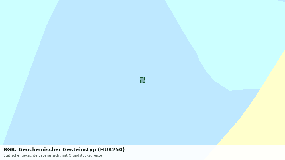 Statische Kartenansicht: BGR: Geochemischer Gesteinstyp (HÜK250)