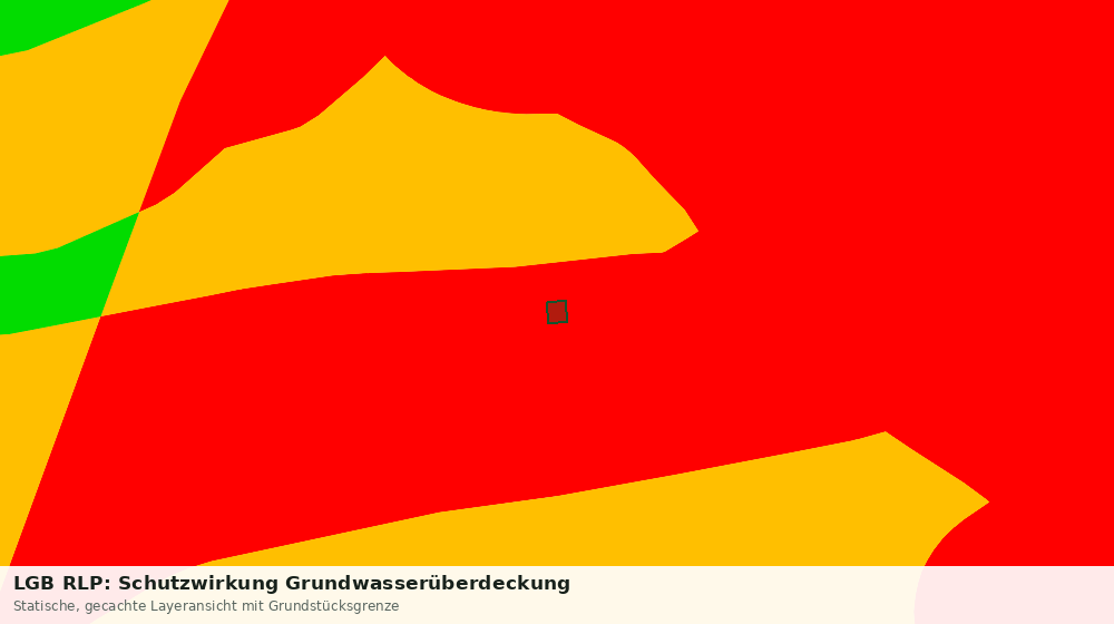 Statische Kartenansicht: LGB RLP: Schutzwirkung Grundwasserüberdeckung