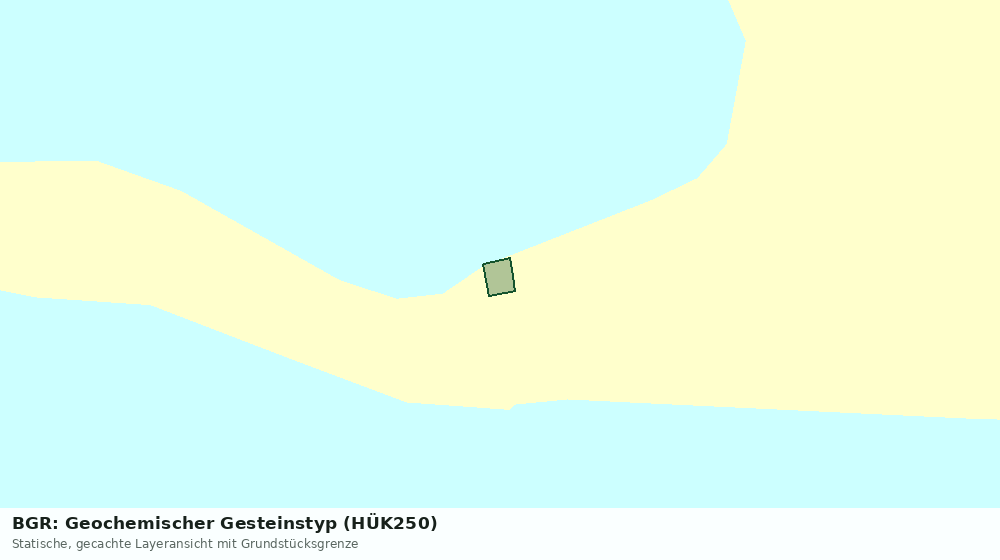 Statische Kartenansicht: BGR: Geochemischer Gesteinstyp (HÜK250)