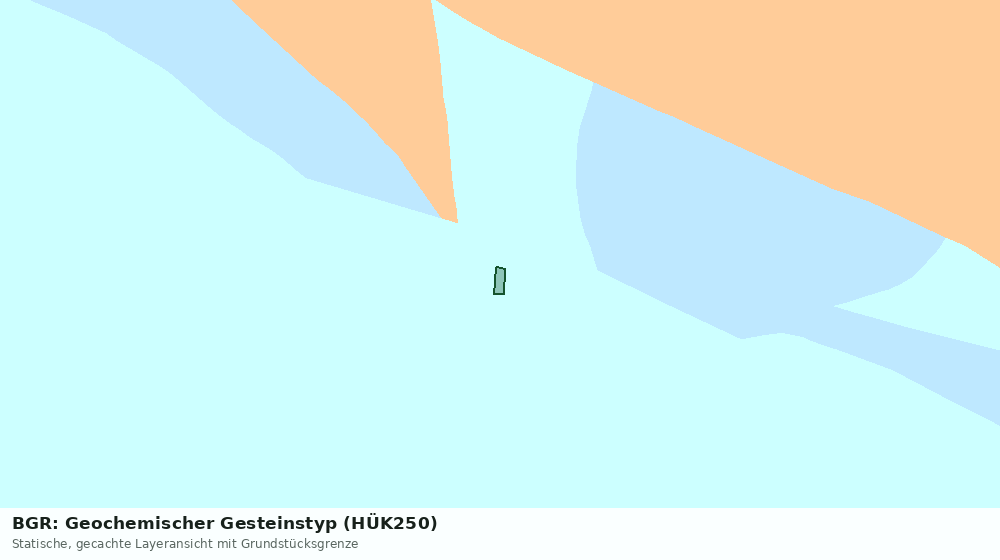 Statische Kartenansicht: BGR: Geochemischer Gesteinstyp (HÜK250)