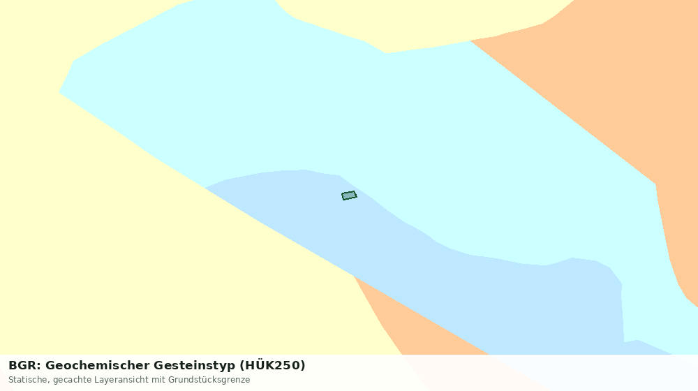 Statische Kartenansicht: BGR: Geochemischer Gesteinstyp (HÜK250)