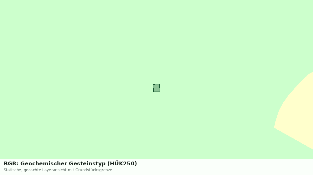 Statische Kartenansicht: BGR: Geochemischer Gesteinstyp (HÜK250)