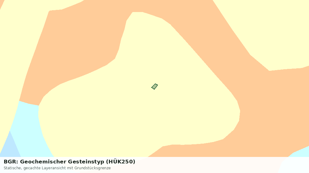 Statische Kartenansicht: BGR: Geochemischer Gesteinstyp (HÜK250)