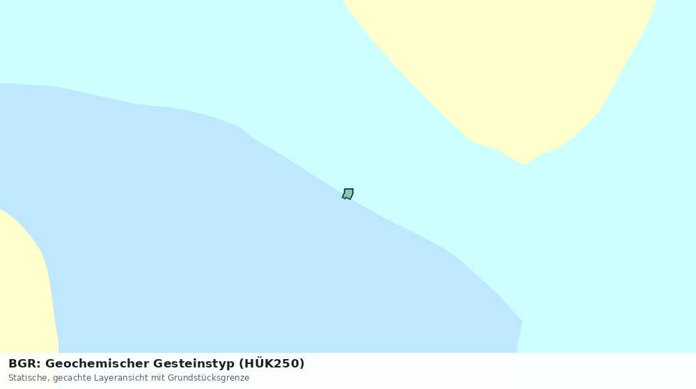 Statische Kartenansicht: BGR: Geochemischer Gesteinstyp (HÜK250)