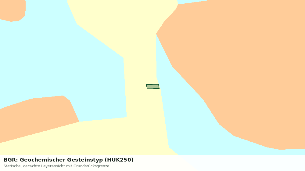 Statische Kartenansicht: BGR: Geochemischer Gesteinstyp (HÜK250)