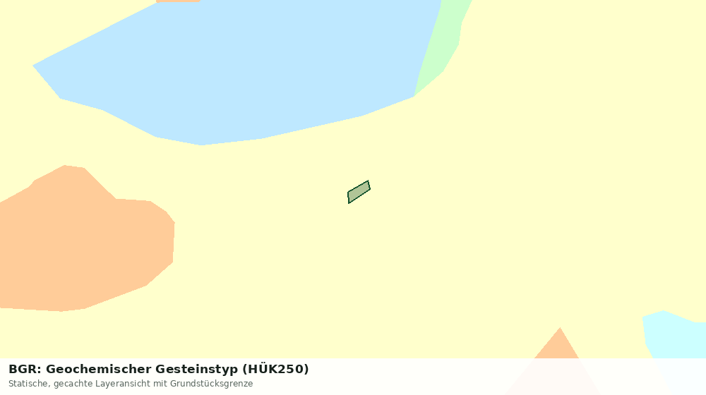 Statische Kartenansicht: BGR: Geochemischer Gesteinstyp (HÜK250)