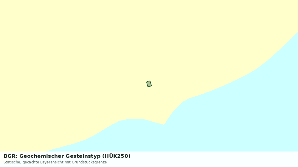 Statische Kartenansicht: BGR: Geochemischer Gesteinstyp (HÜK250)