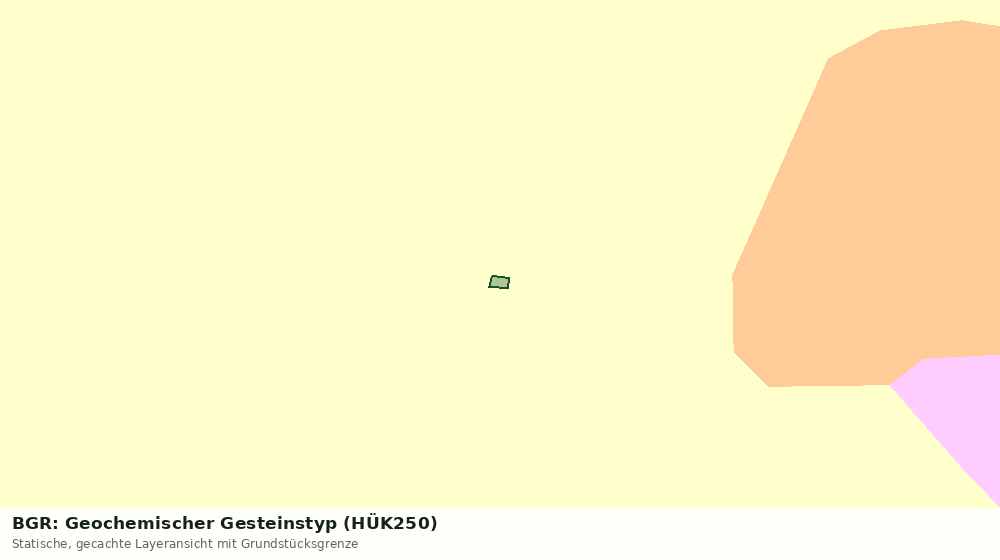 Statische Kartenansicht: BGR: Geochemischer Gesteinstyp (HÜK250)