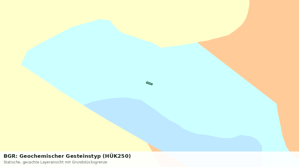 Statische Kartenansicht: BGR: Geochemischer Gesteinstyp (HÜK250)