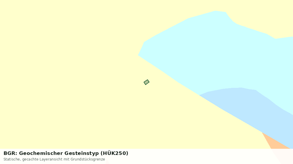 Statische Kartenansicht: BGR: Geochemischer Gesteinstyp (HÜK250)