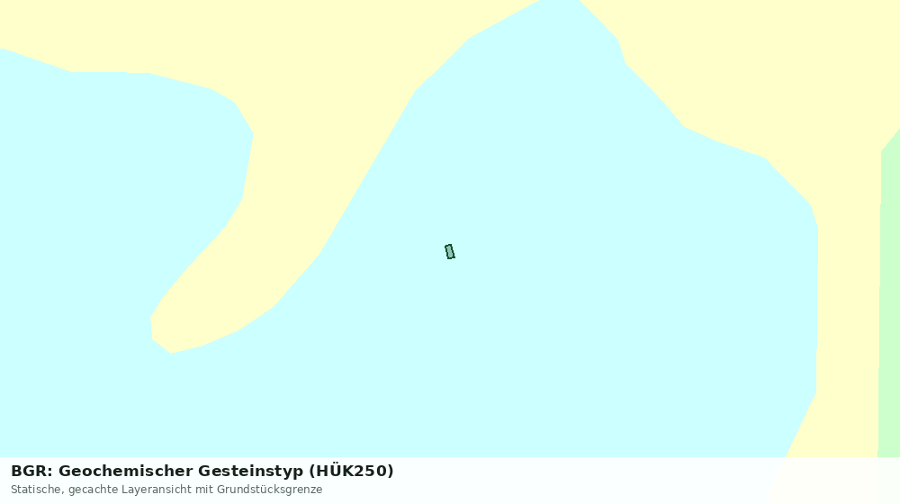 Statische Kartenansicht: BGR: Geochemischer Gesteinstyp (HÜK250)