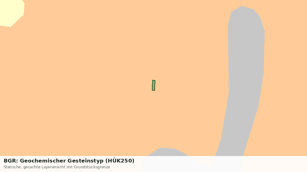 Statische Kartenansicht: BGR: Geochemischer Gesteinstyp (HÜK250)
