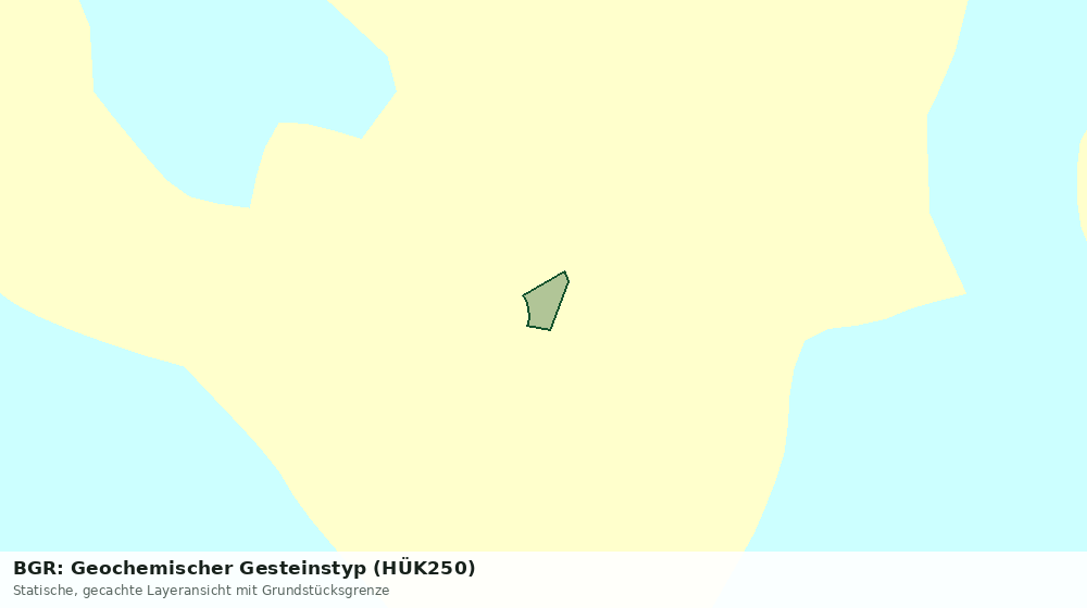 Statische Kartenansicht: BGR: Geochemischer Gesteinstyp (HÜK250)