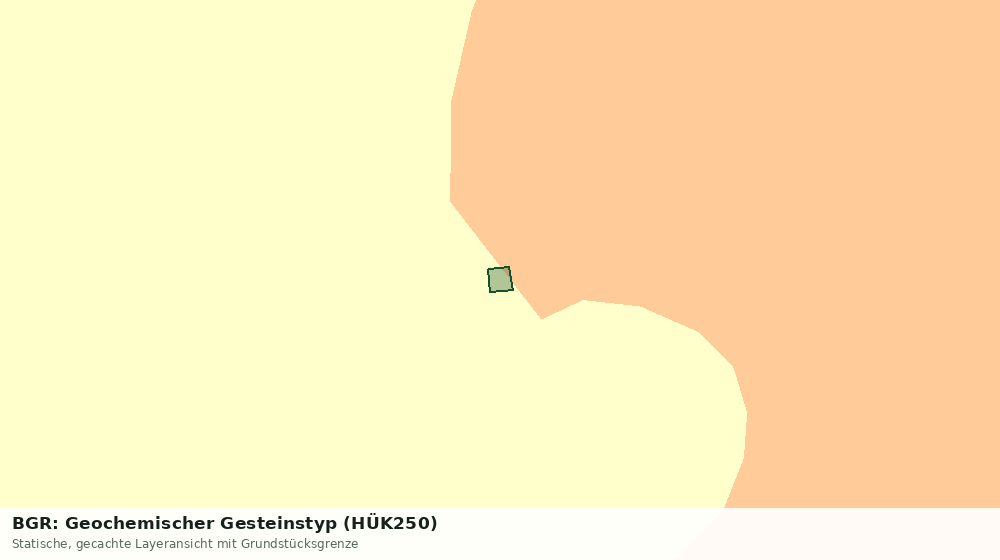 Statische Kartenansicht: BGR: Geochemischer Gesteinstyp (HÜK250)