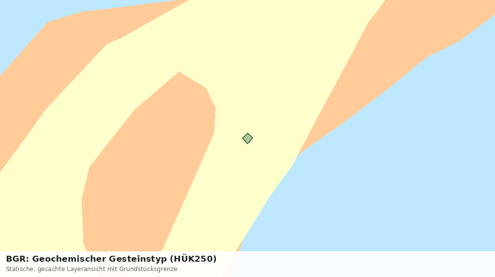 Statische Kartenansicht: BGR: Geochemischer Gesteinstyp (HÜK250)