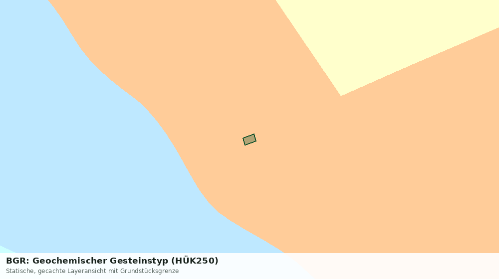 Statische Kartenansicht: BGR: Geochemischer Gesteinstyp (HÜK250)