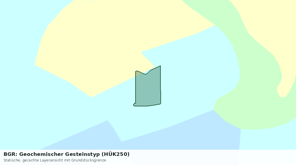 Statische Kartenansicht: BGR: Geochemischer Gesteinstyp (HÜK250)