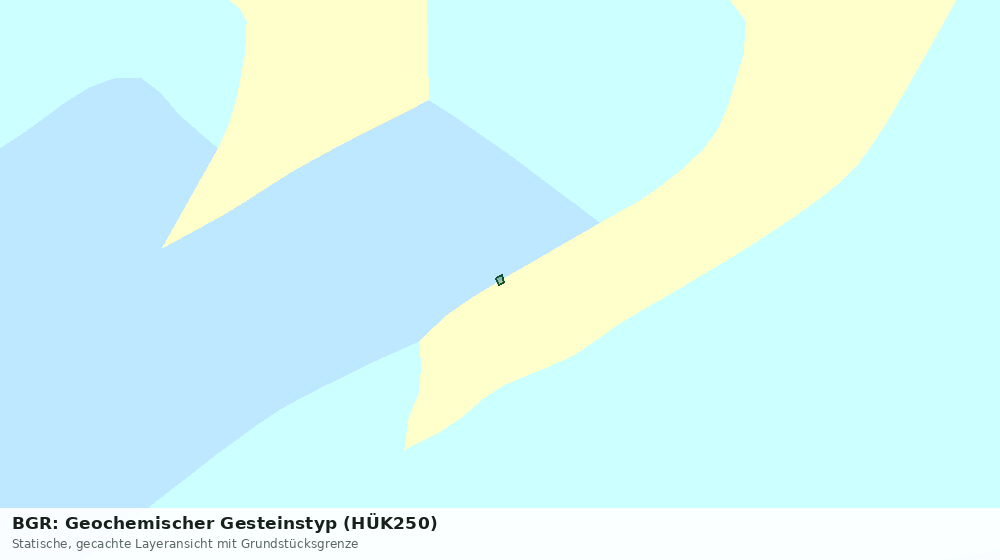 Statische Kartenansicht: BGR: Geochemischer Gesteinstyp (HÜK250)