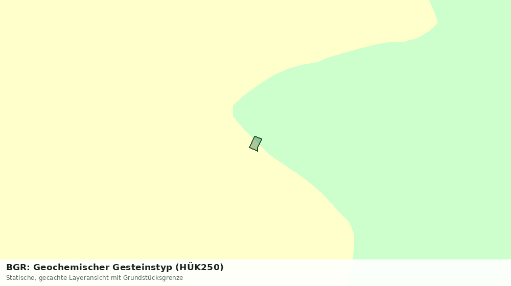 Statische Kartenansicht: BGR: Geochemischer Gesteinstyp (HÜK250)